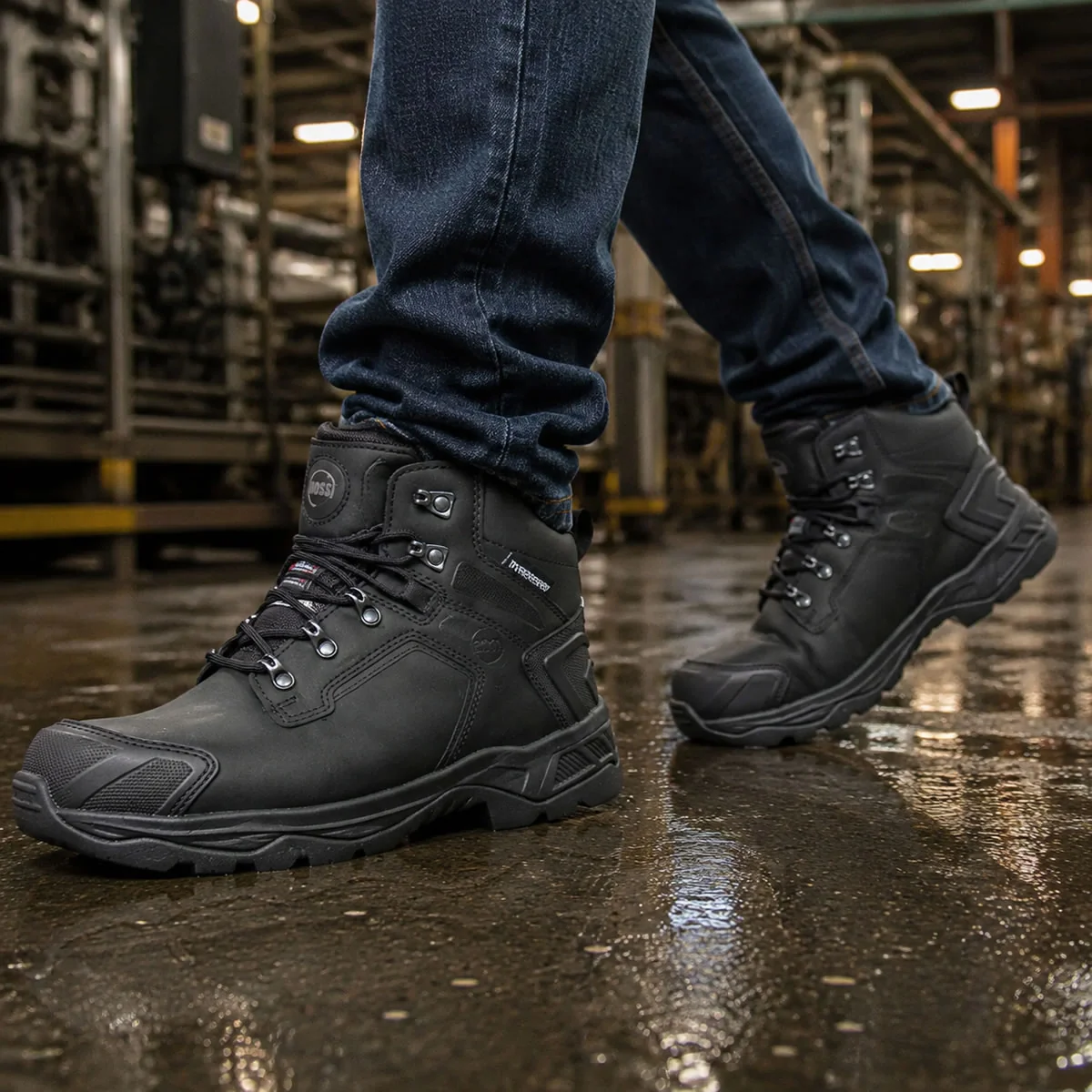 Hoss Men's Chiller 600g Insulated Composite Toe Boots, 60100, Black - Image 8