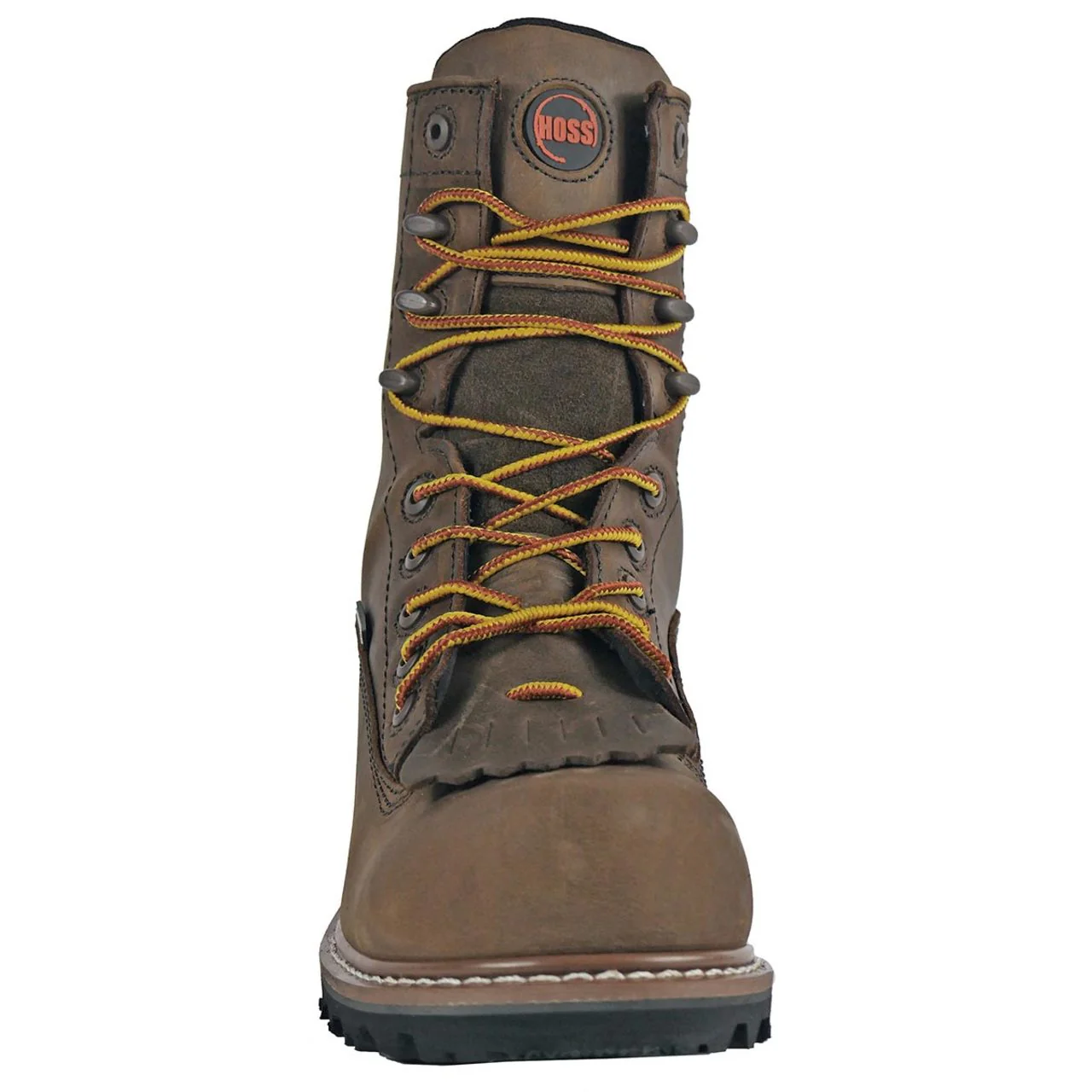 Hoss Men's Cross Cut 8" Loggers Waterproof EH Composite Toe Boots, 80715, Brown - Image 5