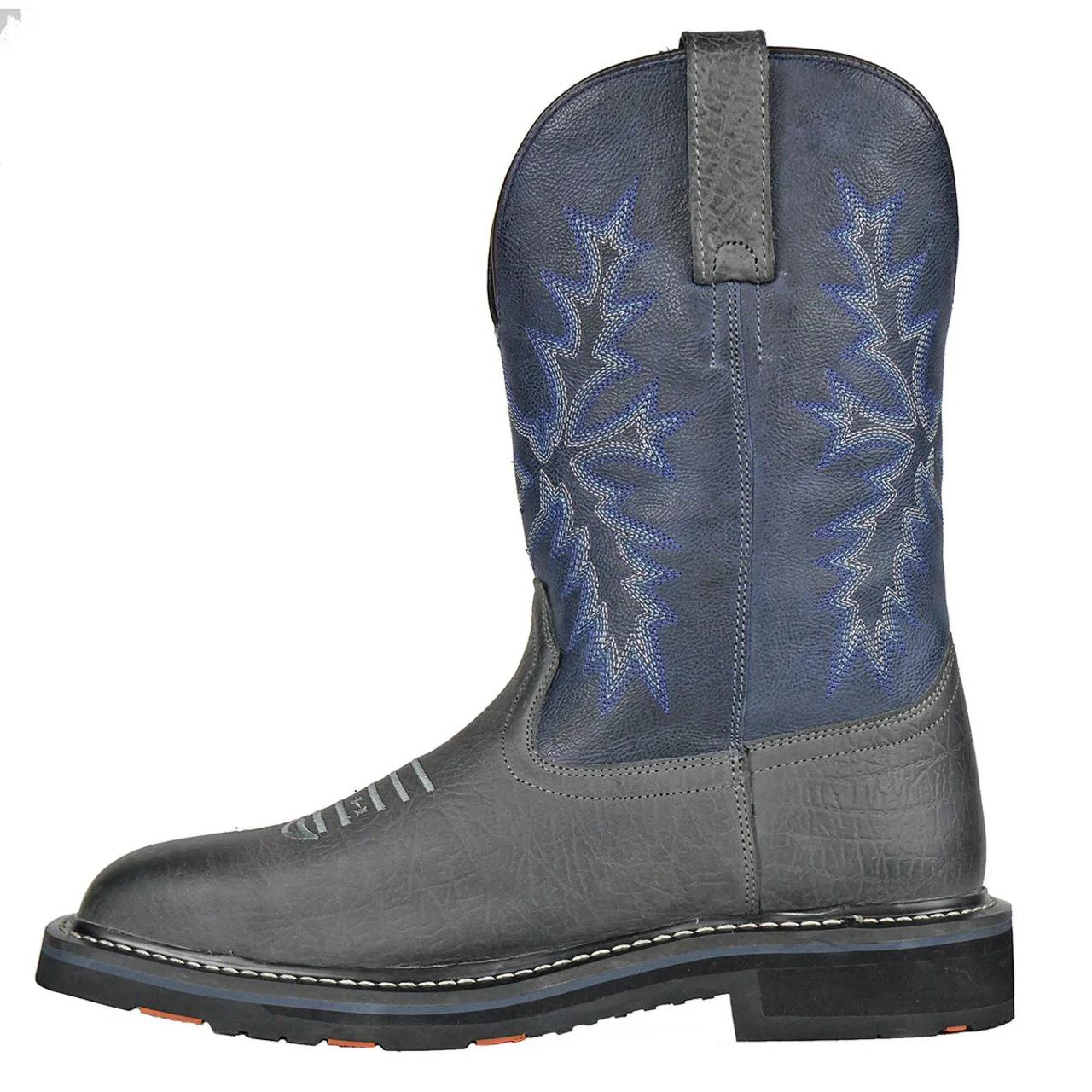 Hoss Men's Hunch Composite Toe Boots, 92030, Gray - Image 2