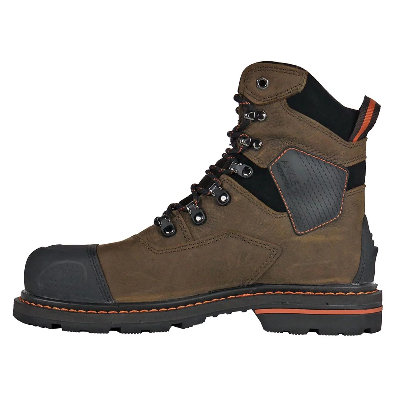 Hoss Men's Range 6" Composite Toe Boots, 61110, Brown - Image 2