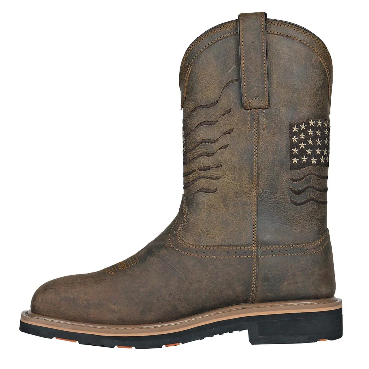 Hoss Men's Rushmore Soft Toe Boots, 92060, Brown - Image 2