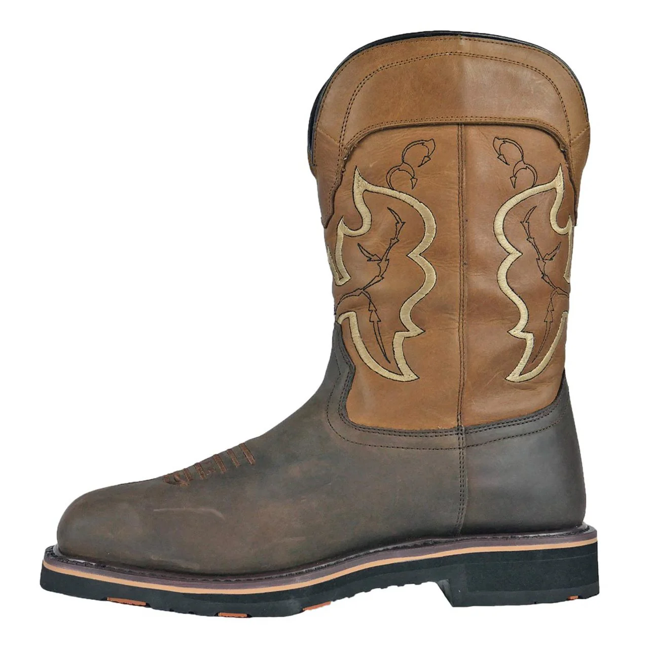 Hoss Men's Showdown Composite Toe Boots, 92042, Brown - Image 2