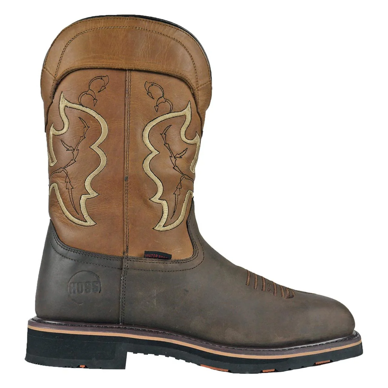 Hoss Men's Showdown Composite Toe Boots, 92042, Brown - Image 4