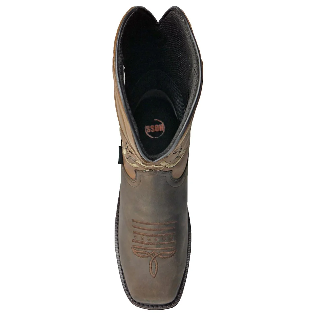 Hoss Men's Showdown Composite Toe Boots, 92042, Brown - Image 7