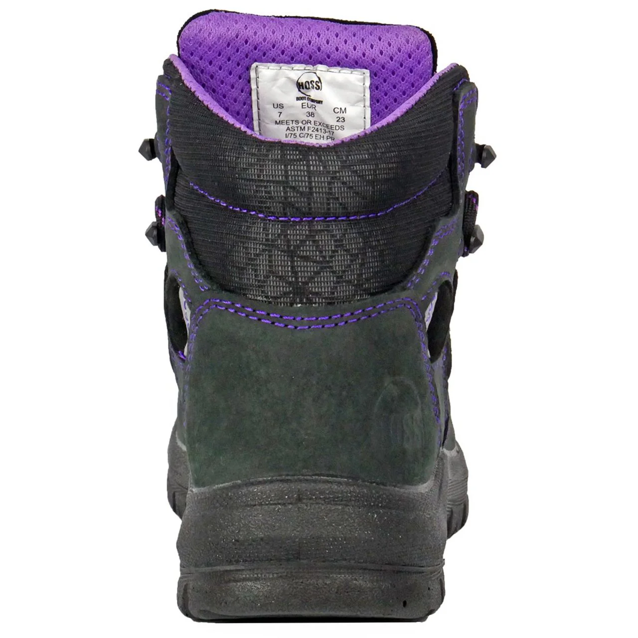 Hoss Women's Lacy 6" Composite Toe Boots, 70120, Black - Image 3