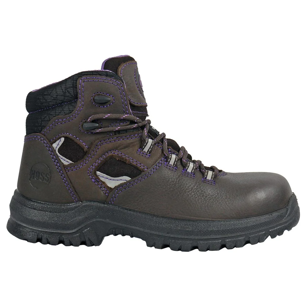 Hoss Women's Lacy 6" Composite Toe Boots, 70419, Brown - Image 4