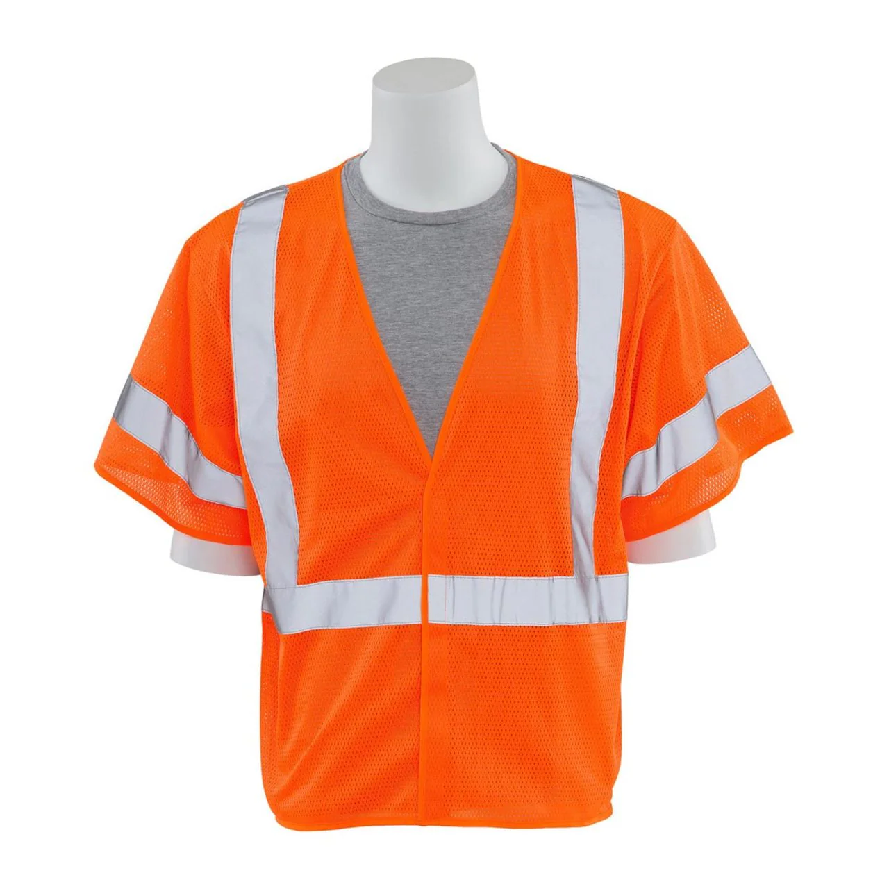 Allsafe High-Vis Orange Class 3 Cool Dry Mesh Safety Vest - 3XL