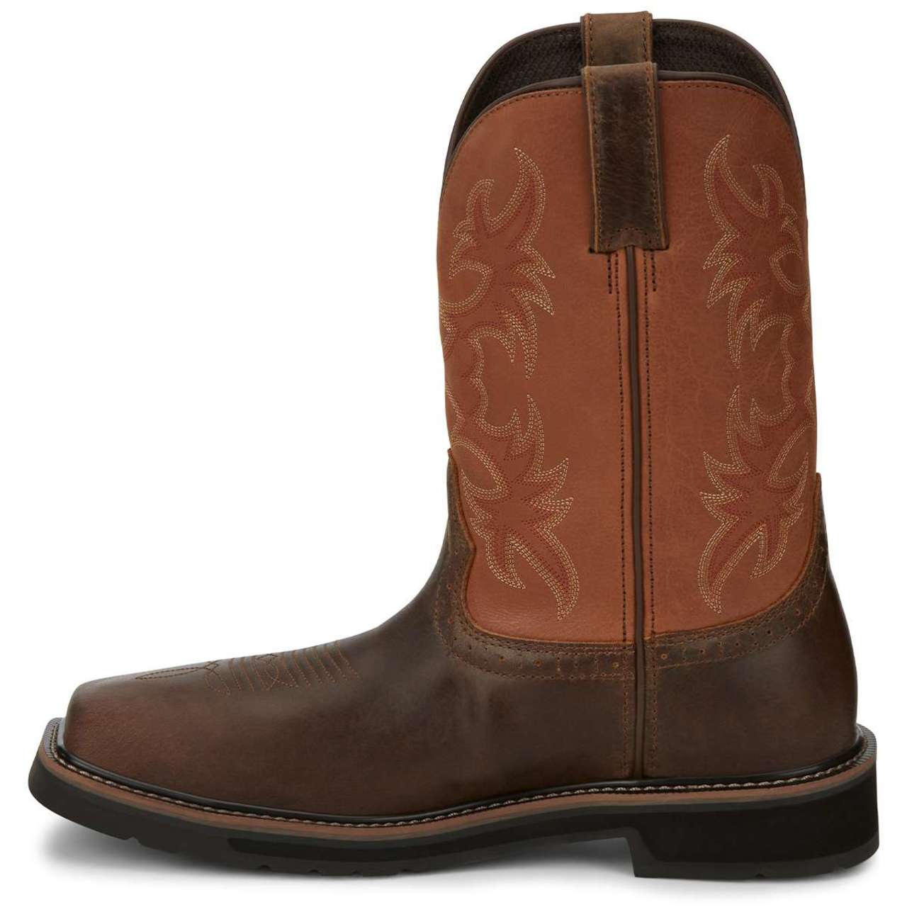 Justin Men's Actuator 11" SD Composite Toe Boots, SE4300, Brown - Image 4