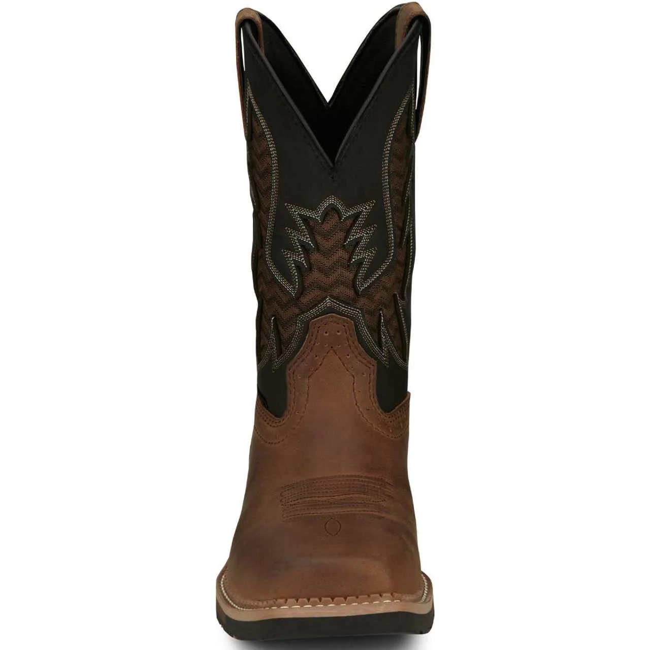 Justin Men's Bolt 11" EH Nano Composite Toe Boots, SE4113, Brown - Image 4