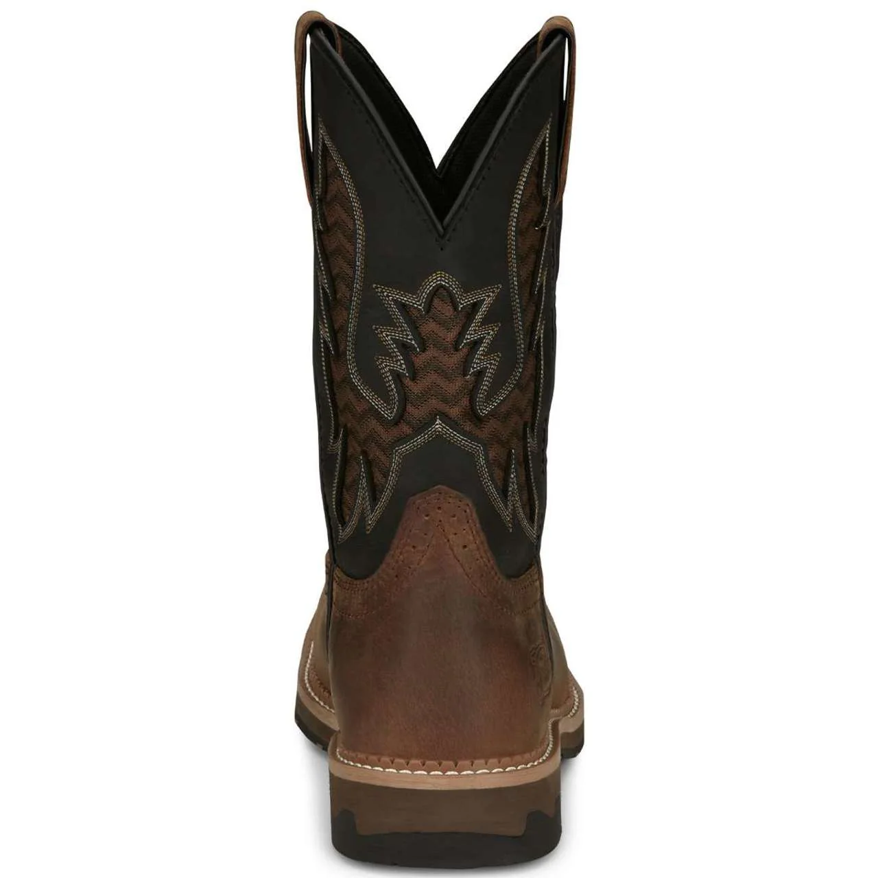 Justin Men's Bolt 11" EH Nano Composite Toe Boots, SE4113, Brown - Image 6