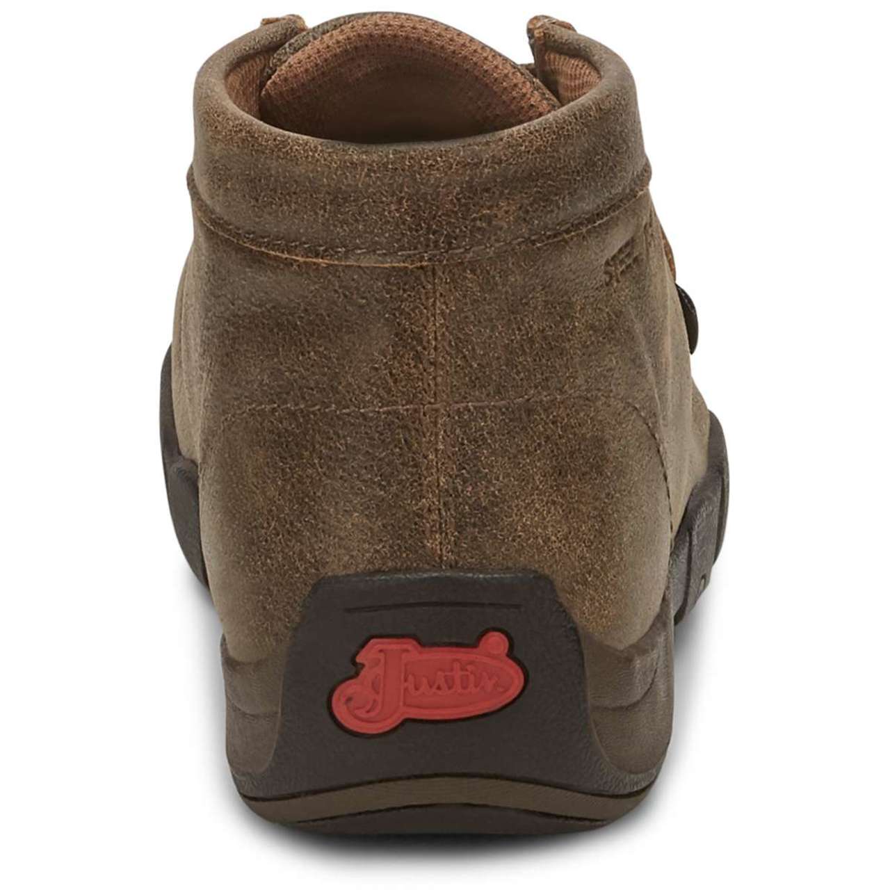 Justin Men's Cappie 4" EH Steel Toe Boots, 237, Tan - Image 5