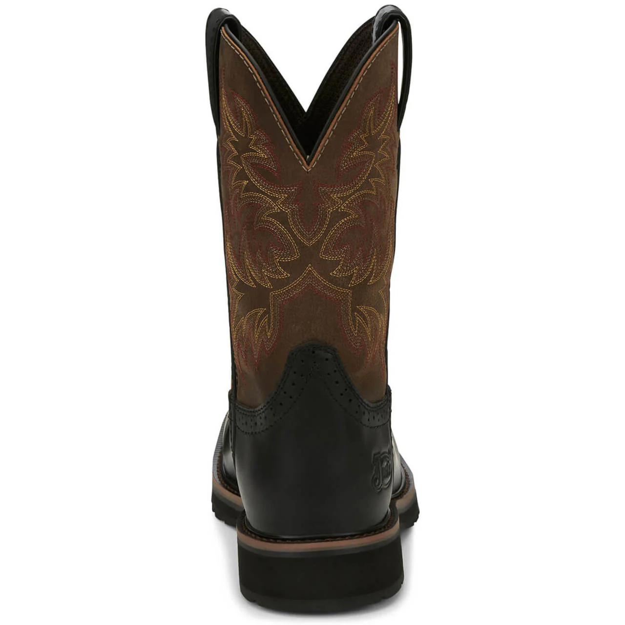 Justin Men's Driller 11" Black EH Composite Toe Boots, SE4818, Black - Image 5
