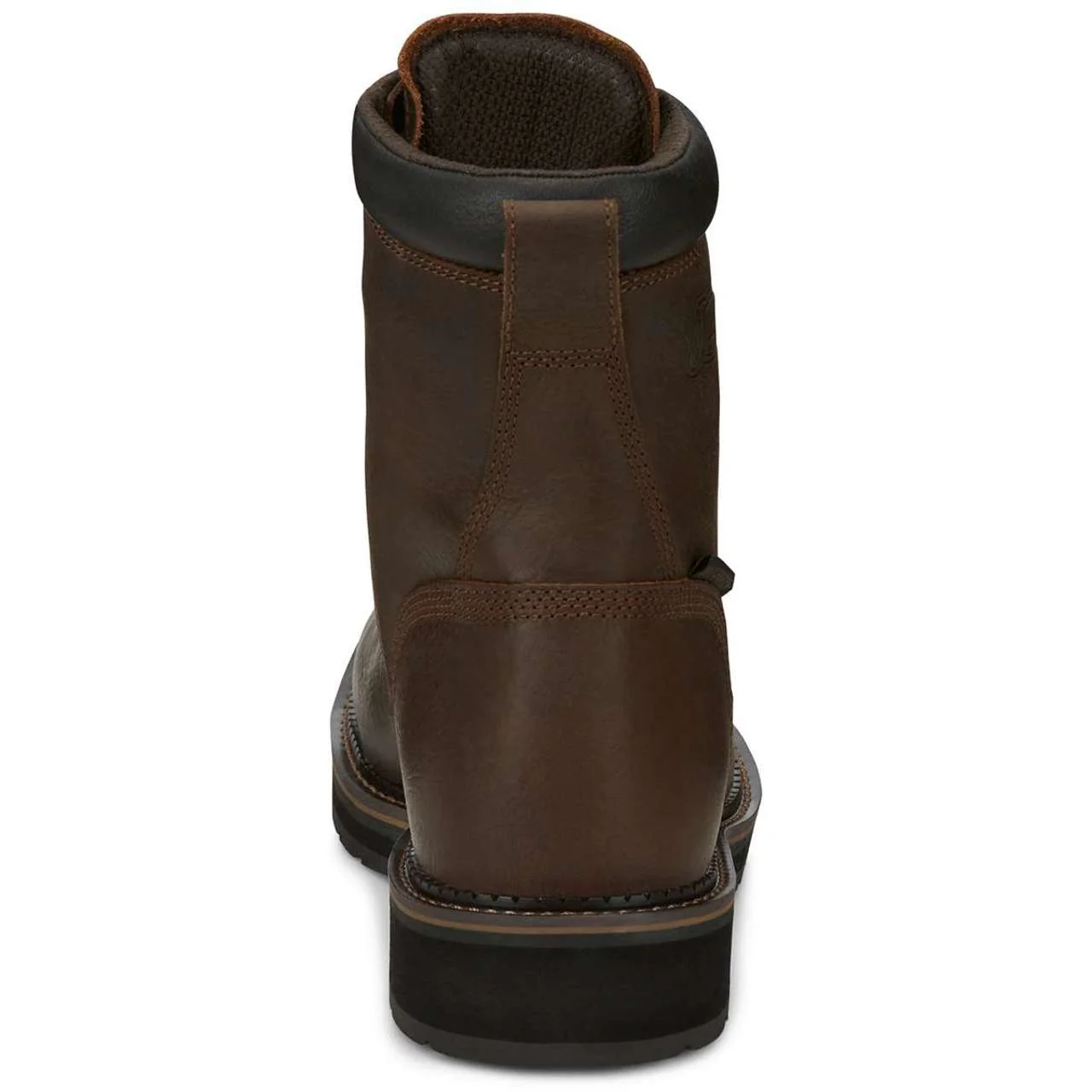 Justin Men's Driller 8" Waterproof EH Composite Toe Boots, SE462, Brown - Image 5