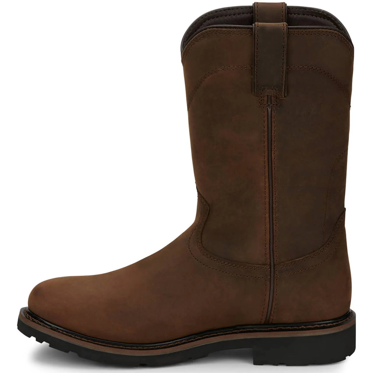 Justin Men's Drywall 10" Waterproof EH Soft Toe Boots, SE4960, Brown - Image 4