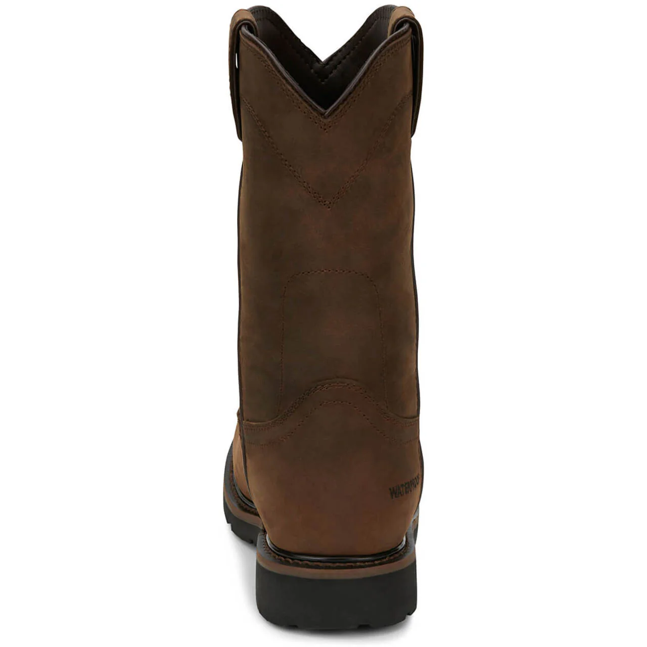 Justin Men's Drywall 10" Waterproof EH Soft Toe Boots, SE4960, Brown - Image 5