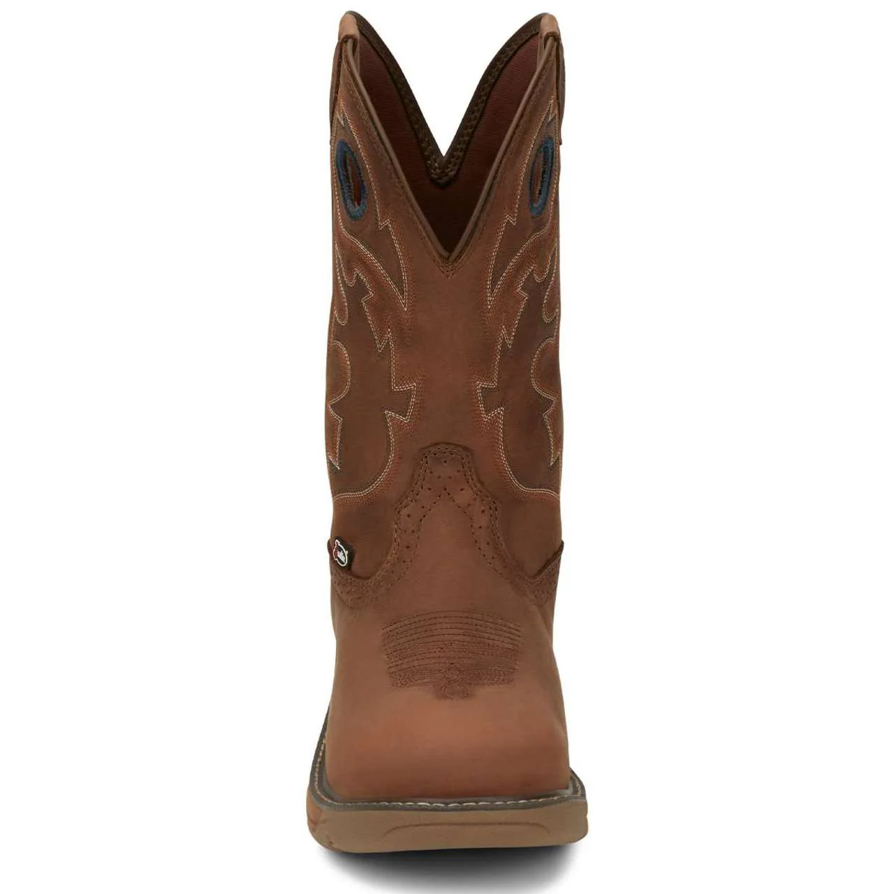 Justin Men's Rush 11" Waterproof EH Soft Toe Boots, SE4332, Brown - Image 4
