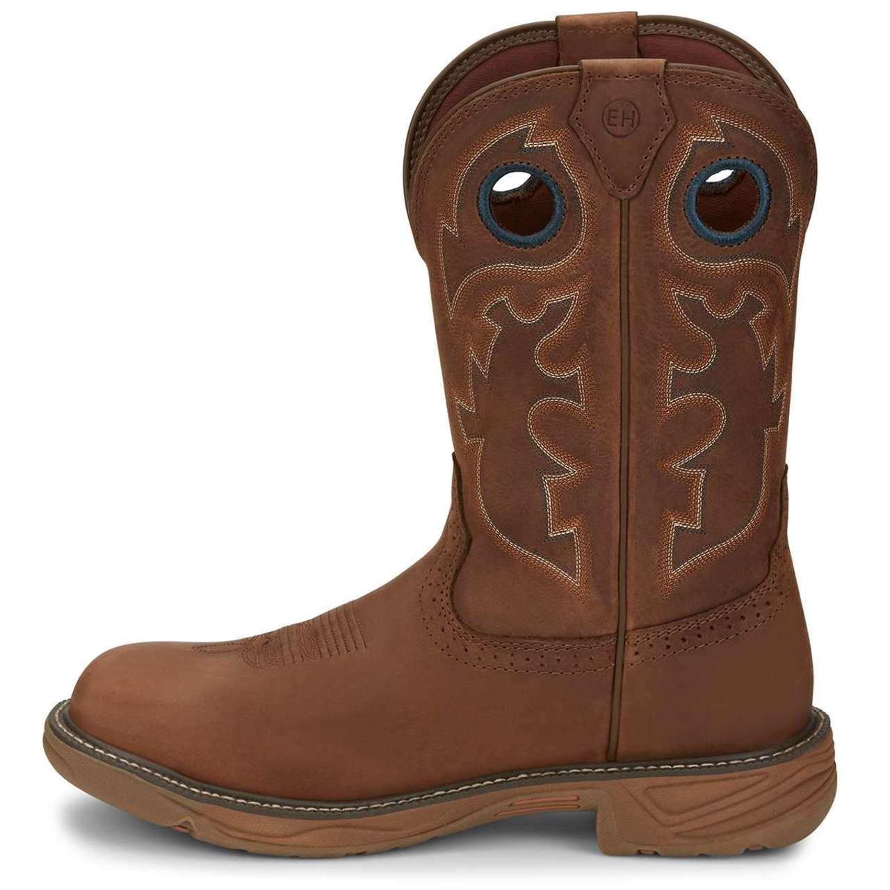 Justin Men's Rush 11" Waterproof EH Soft Toe Boots, SE4332, Brown - Image 5