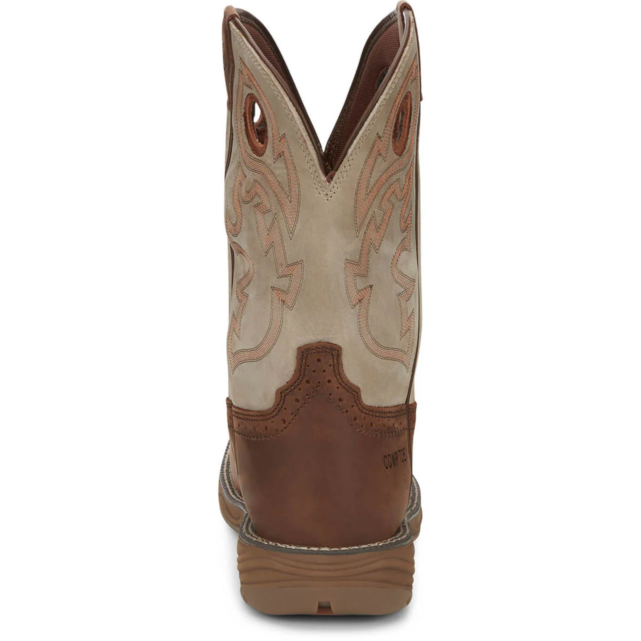 Justin Men's Rush 11" Waterproof EH Composite Toe Boots, WK4338, Tan - Image 5