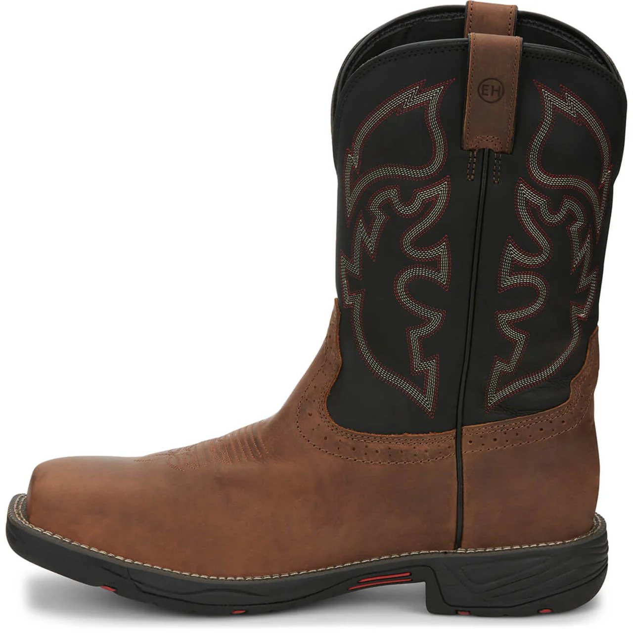 Justin Men's Rush 11" Waterproof EH Nano Composite Toe Boots, WK4337, Tan - Image 4