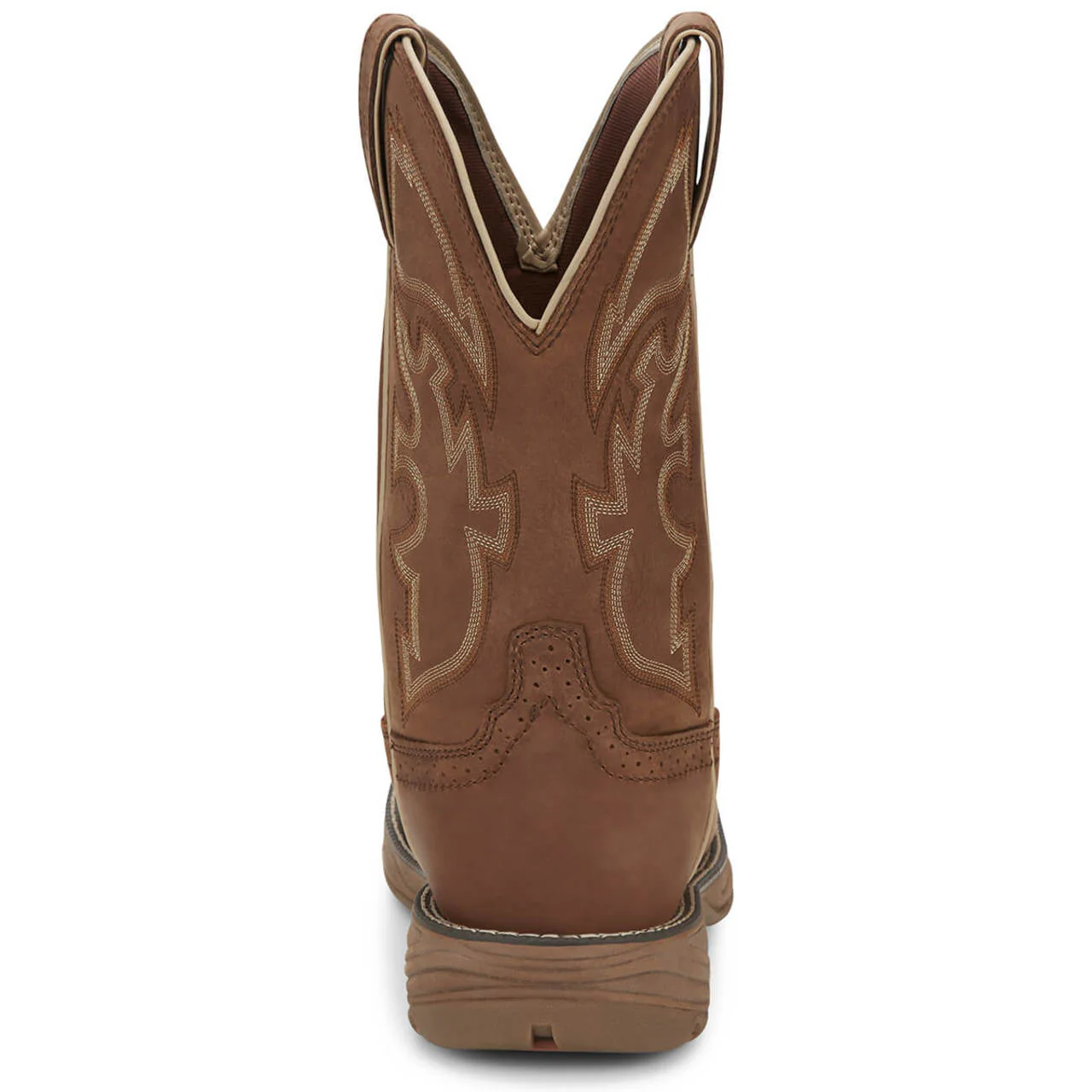 Justin Men's Rush 11" Waterproof EH Soft Toe Boots, WK4330, Tan - Image 5