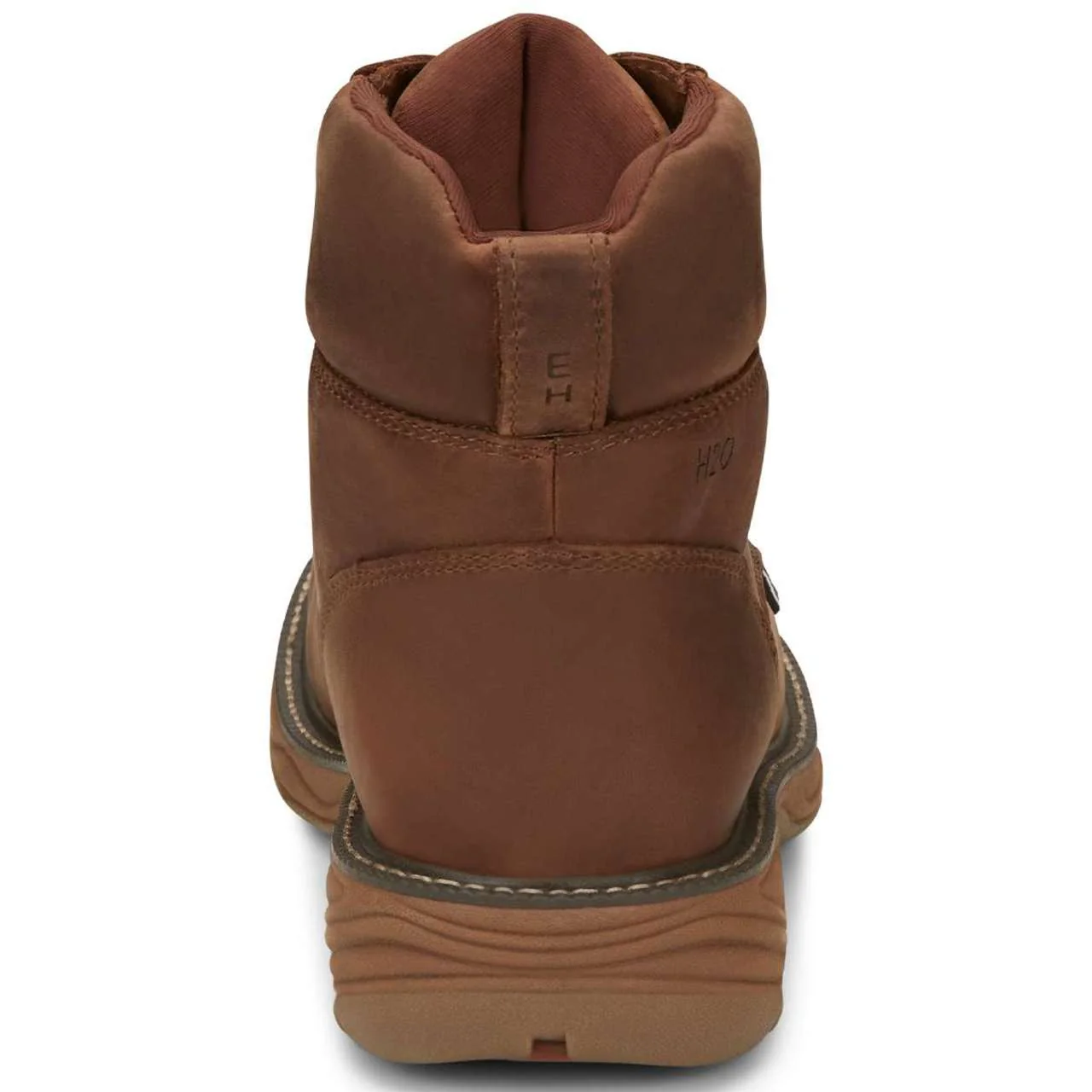 Justin Men's Rush 6" Waterproof EH Soft Toe Boots, SE465, Brown - Image 5