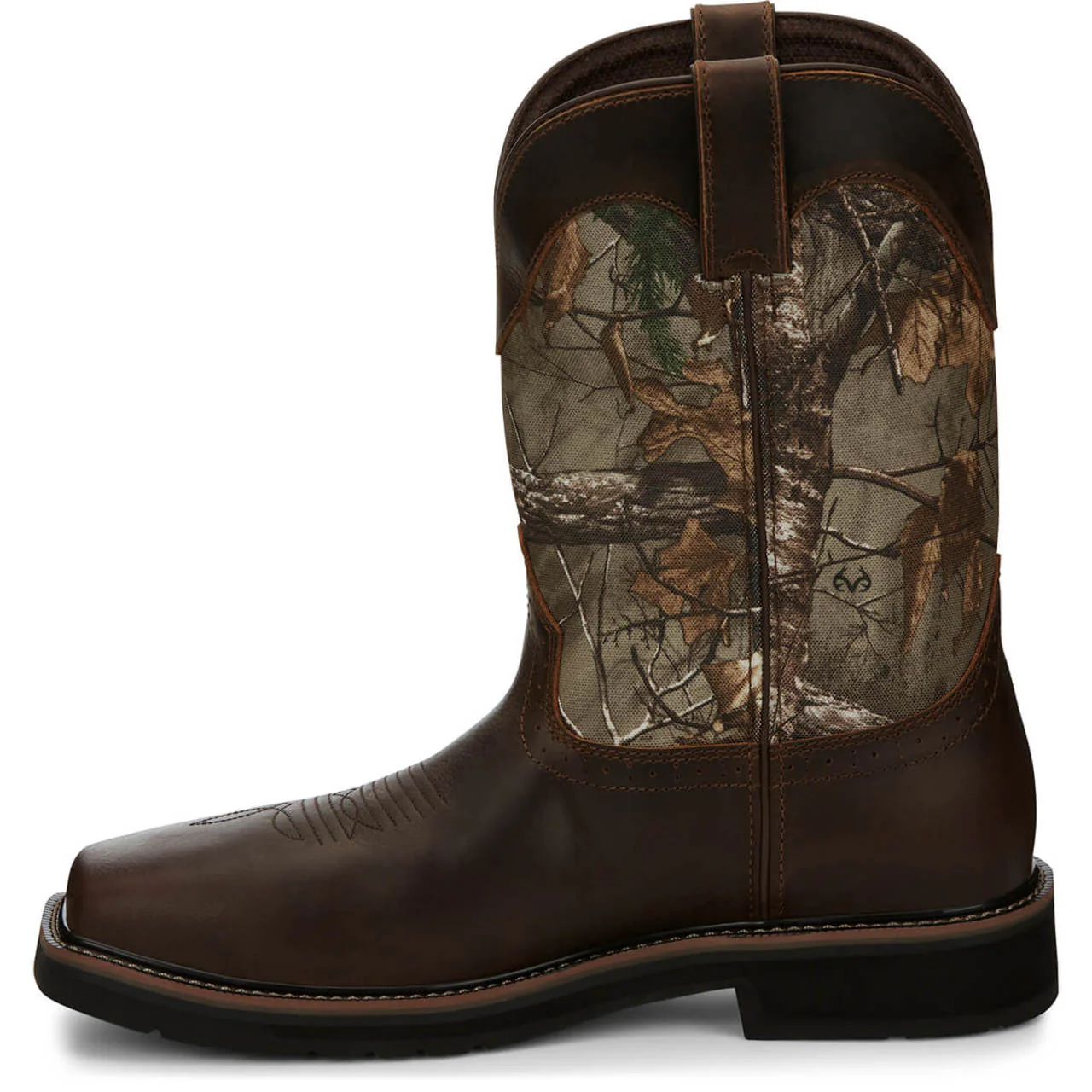 Justin Men's Trekker 11" Waterproof EH Composite Toe Boots, SE4677, Brown - Image 4