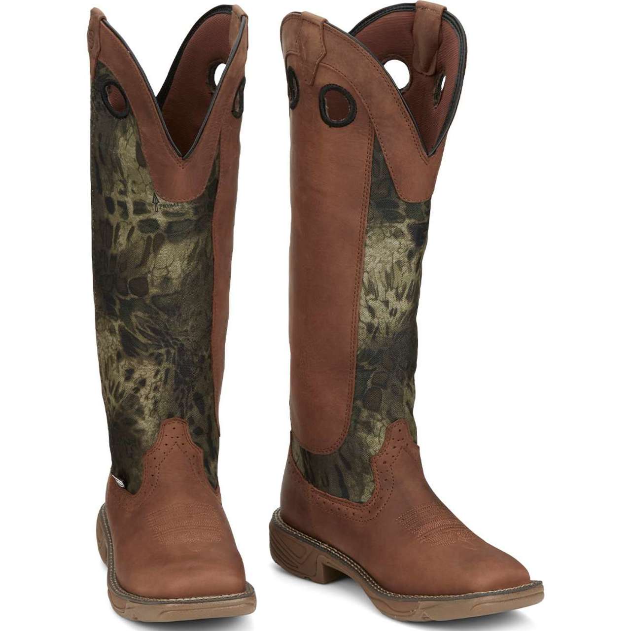 Justin Women's Rush 17" EH Snake Boots, SE4361, Brown - Image 2