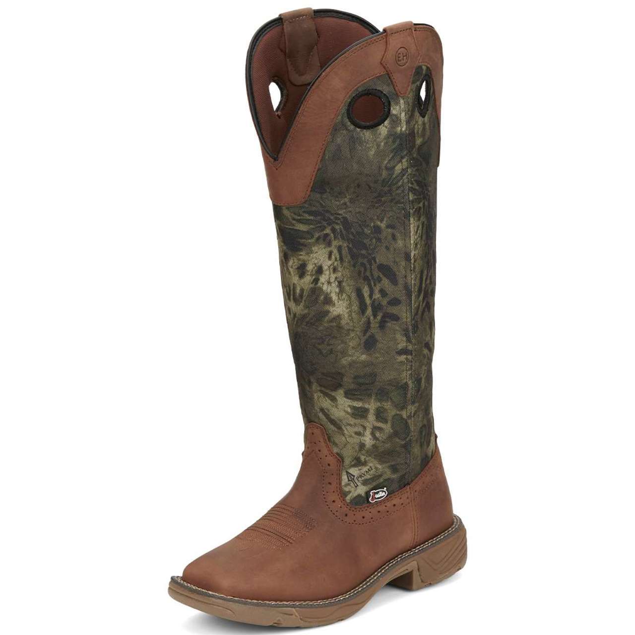 Justin Women's Rush 17" EH Snake Boots, SE4361, Brown - Image 5