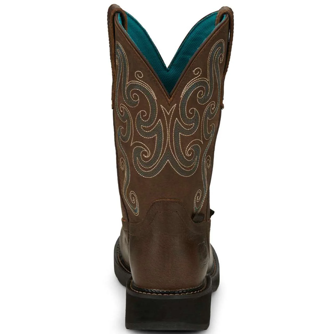 Justin Women's Tasha 11" Waterproof EH Steel Toe Boots, GY9991, Brown - Image 4