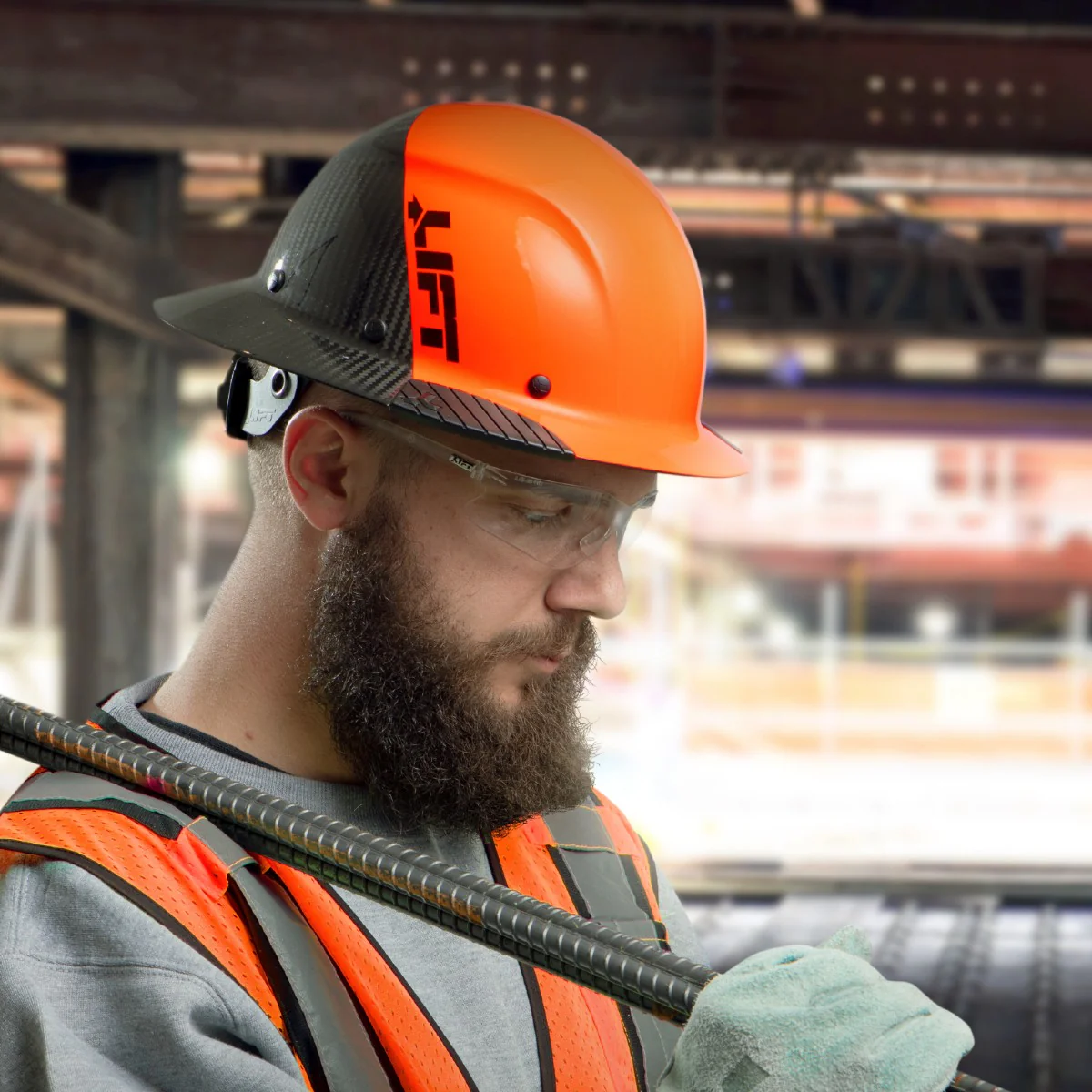 LIFT DAX Carbon Fiber Full Brim Hard Hat - Image 8