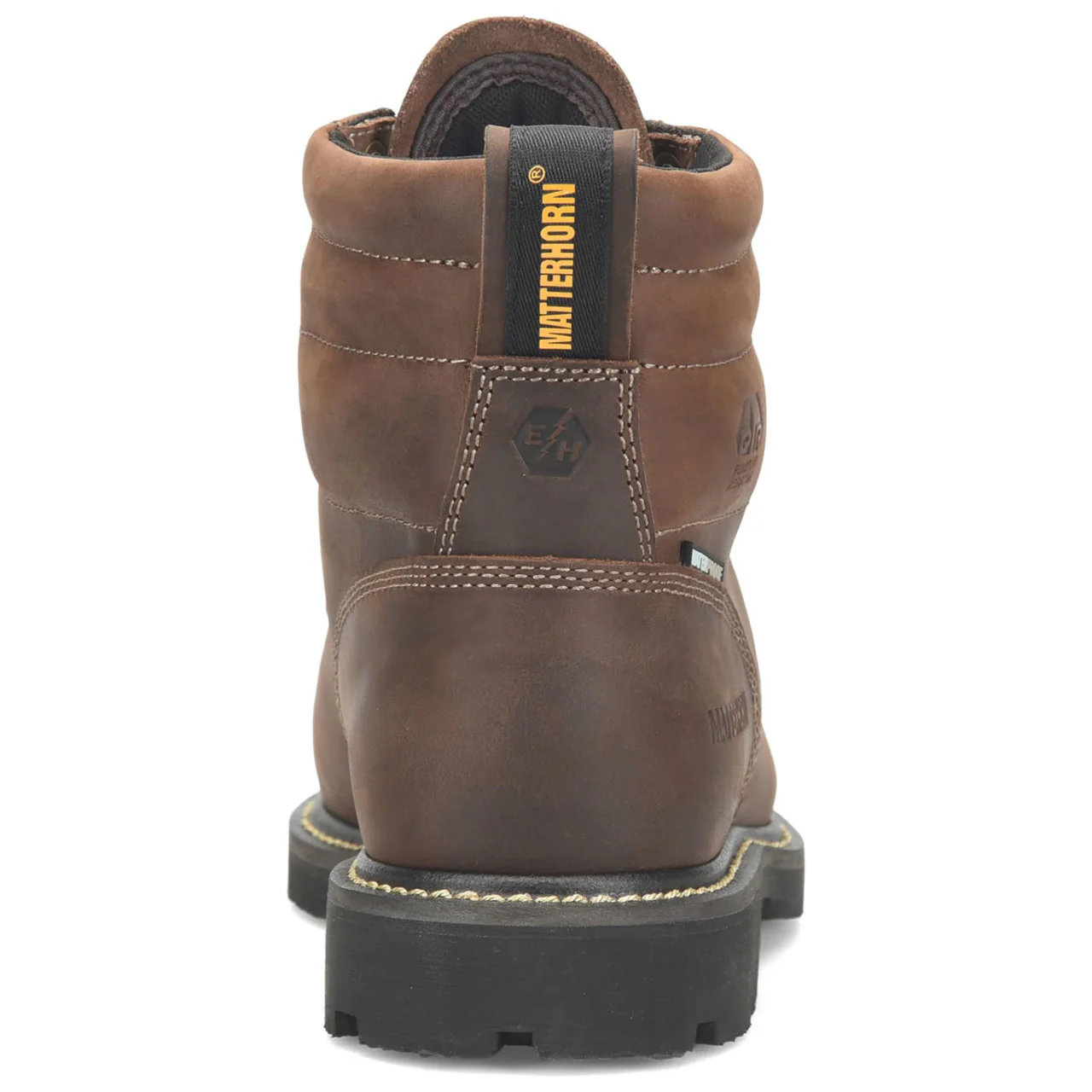 Matterhorn Men's INT LO 6" Waterproof EH Met-Guard Steel Toe Boots, MT2520, Brown - Image 5
