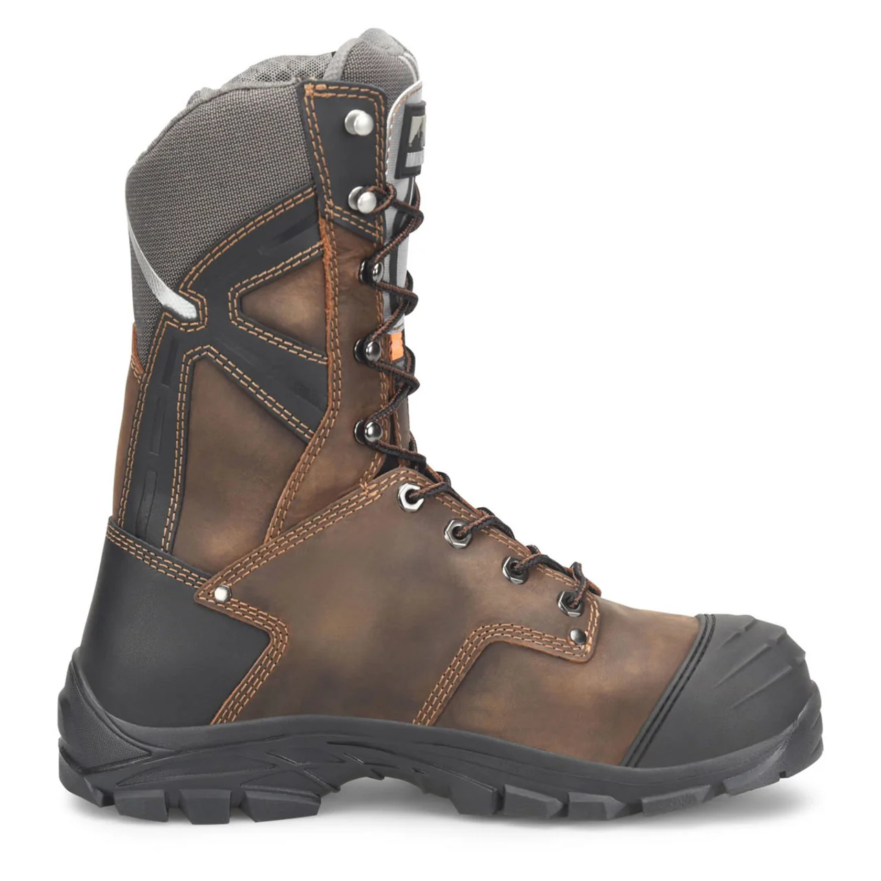 Matterhorn Men's Mainstay 10" Met-Guard Waterproof EH Aluminum Toe Boots, MT2570, Brown