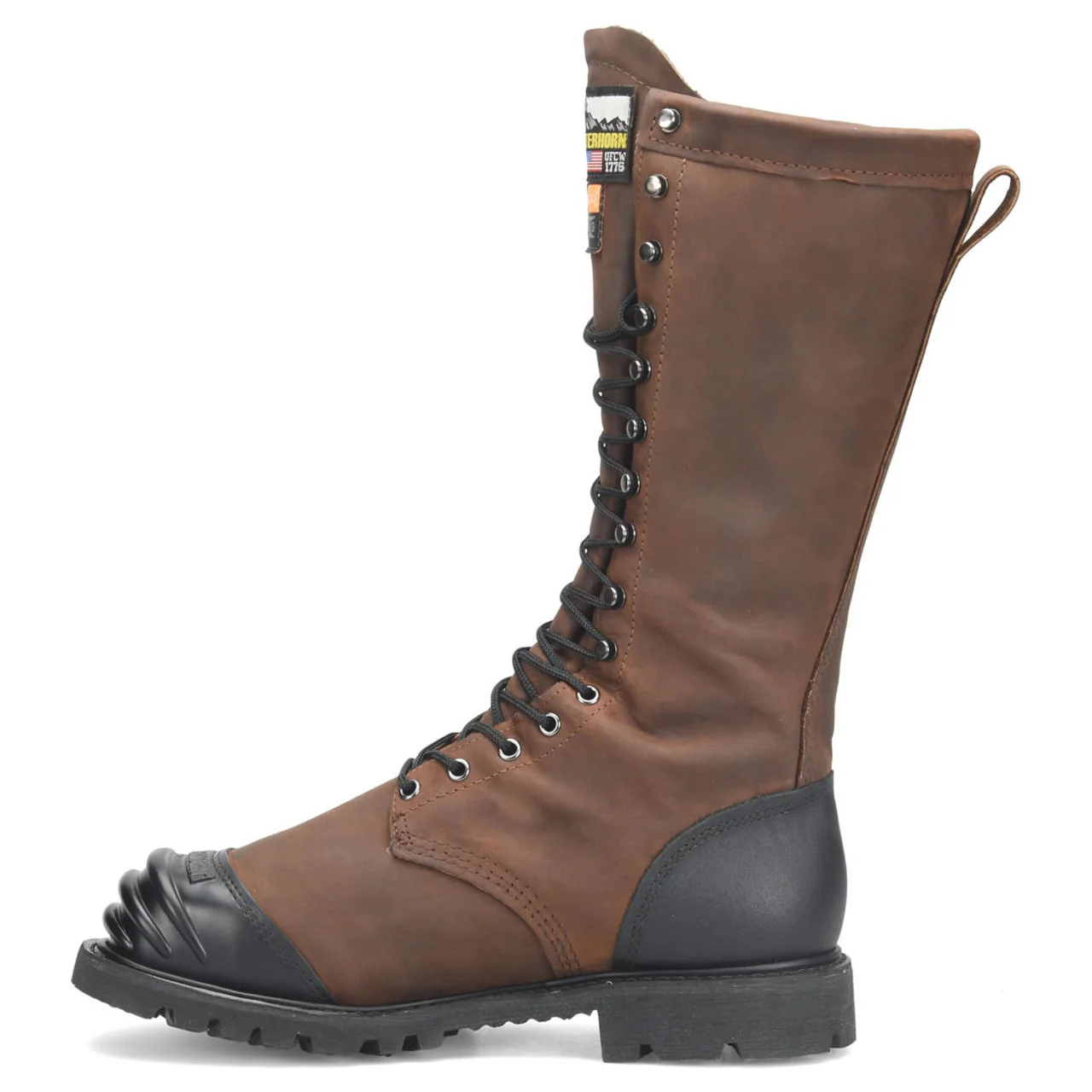 Matterhorn Men's Tailings 16" Waterproof EH Met-Guard Steel Toe Boots, MT716, Brown - Image 4