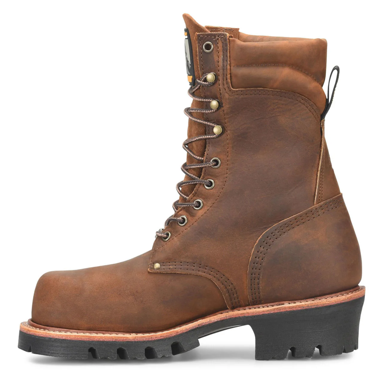 Matterhorn Men's 9" Logger Waterproof Insulated EH Composite Toe Boots, Made in USA, MT2580, Brown - Image 4