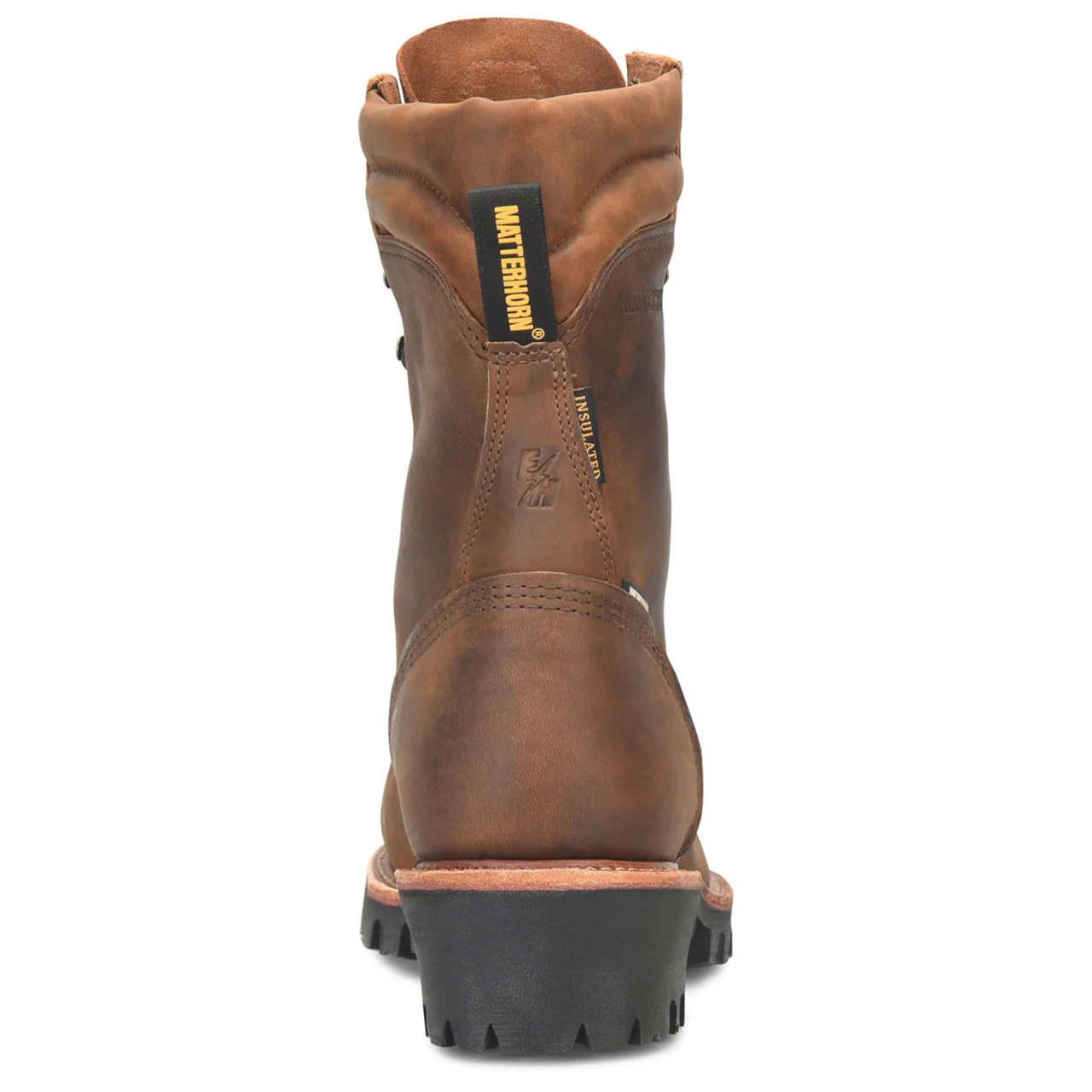 Matterhorn Men's 9" Logger Waterproof Insulated EH Composite Toe Boots, Made in USA, MT2580, Brown - Image 5