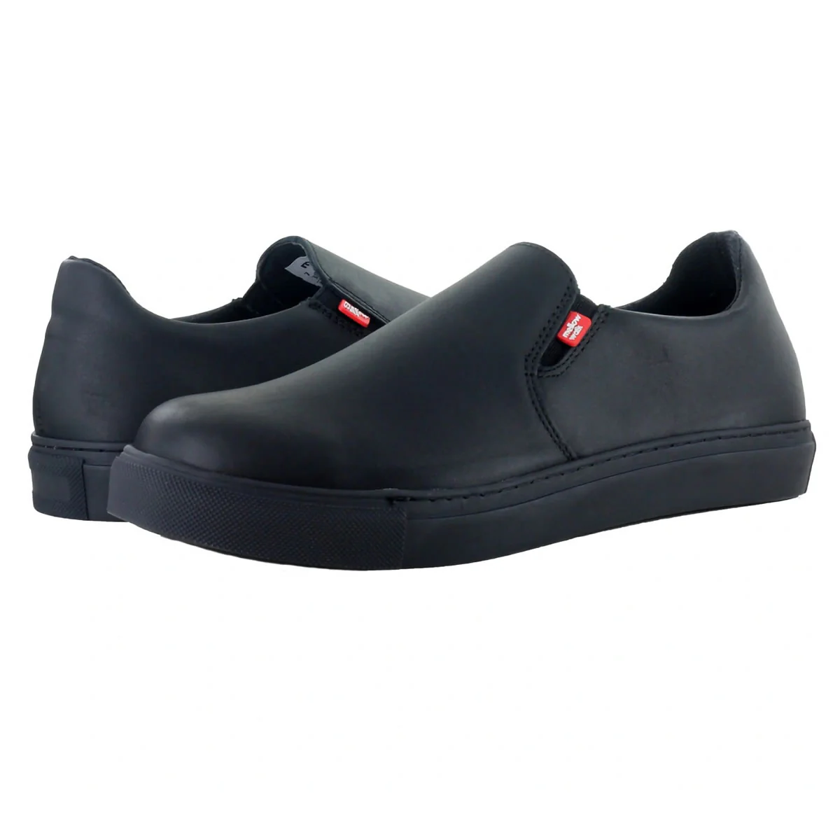 Mellow Walk Women's Jessica Slip-On ESR/EH Steel Toe Shoes, 482339, Black - Image 5