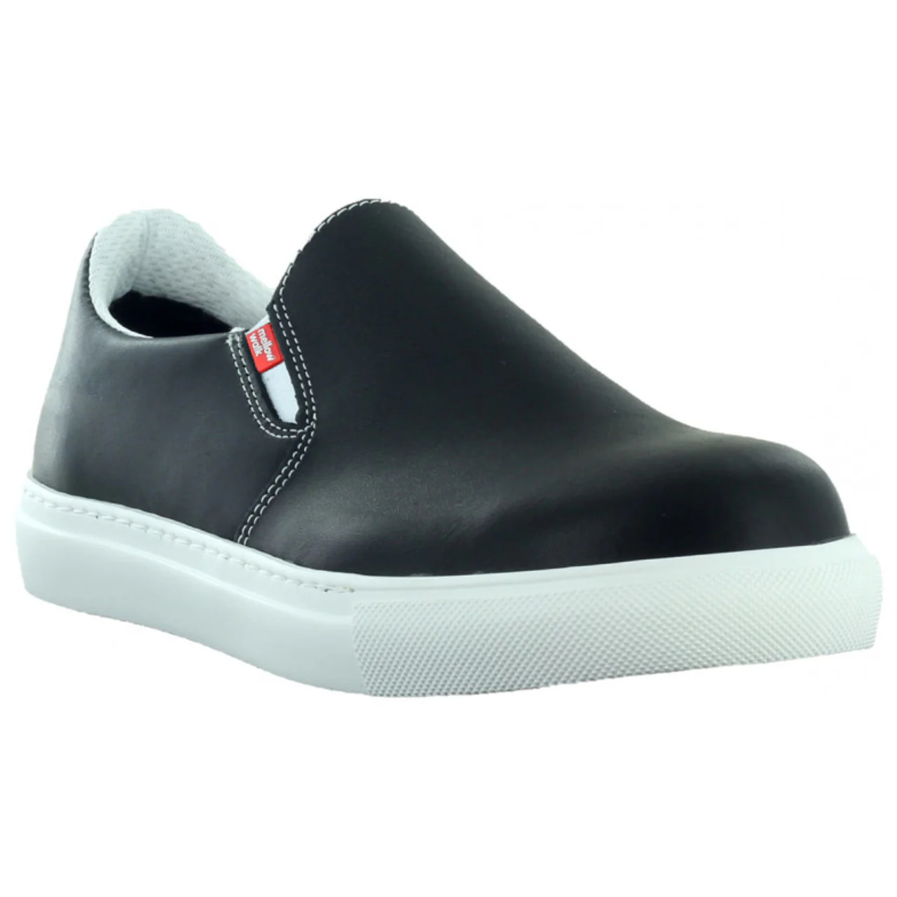 Mellow Walk Women's Jessica Slip-On SD Steel Toe Shoes, 482072, Black - Image 2