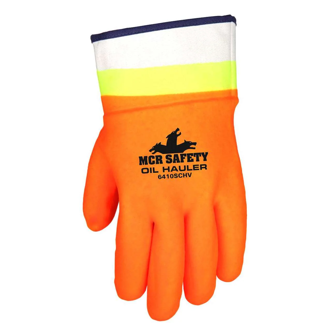 Memphis Hi-Vis Oil Hauler Lined Safety Gloves - Image 3