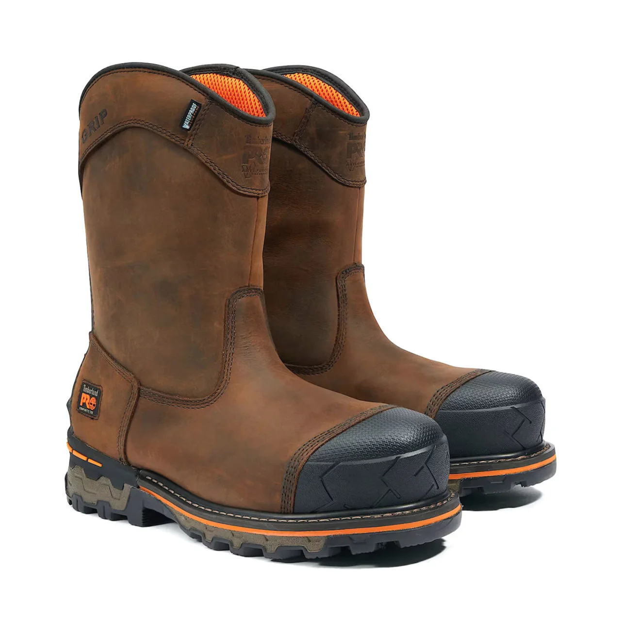 Timberland PRO Men's Boondock Pull On Waterproof Insulated EH Composite Toe Work Boots - TB1A44992141 - Image 2