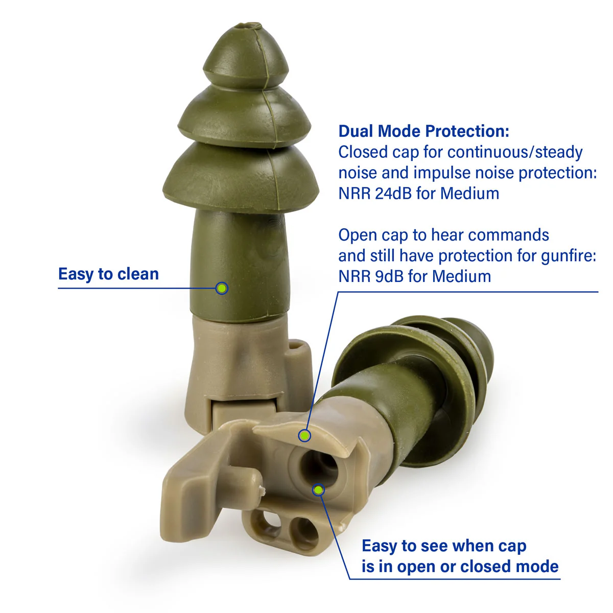 Moldex BattlePlugs Earplugs, NRR 24dB - Image 5