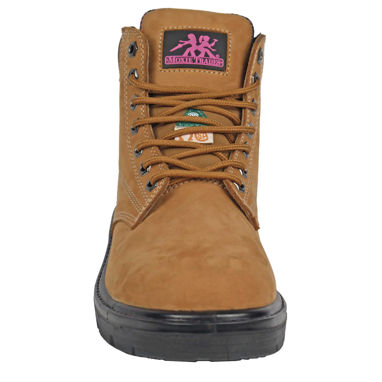 Moxie Trades Women's Alice 6" Tan Steel Toe Boots, MT50161, Tan - Image 5
