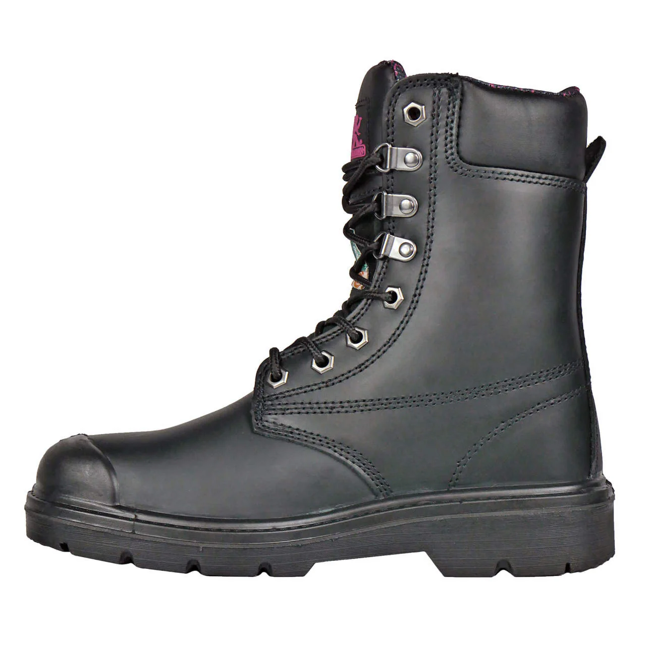 Moxie Trades Women's Anne 8" Steel Toe Boots, MT50165, Black - Image 2