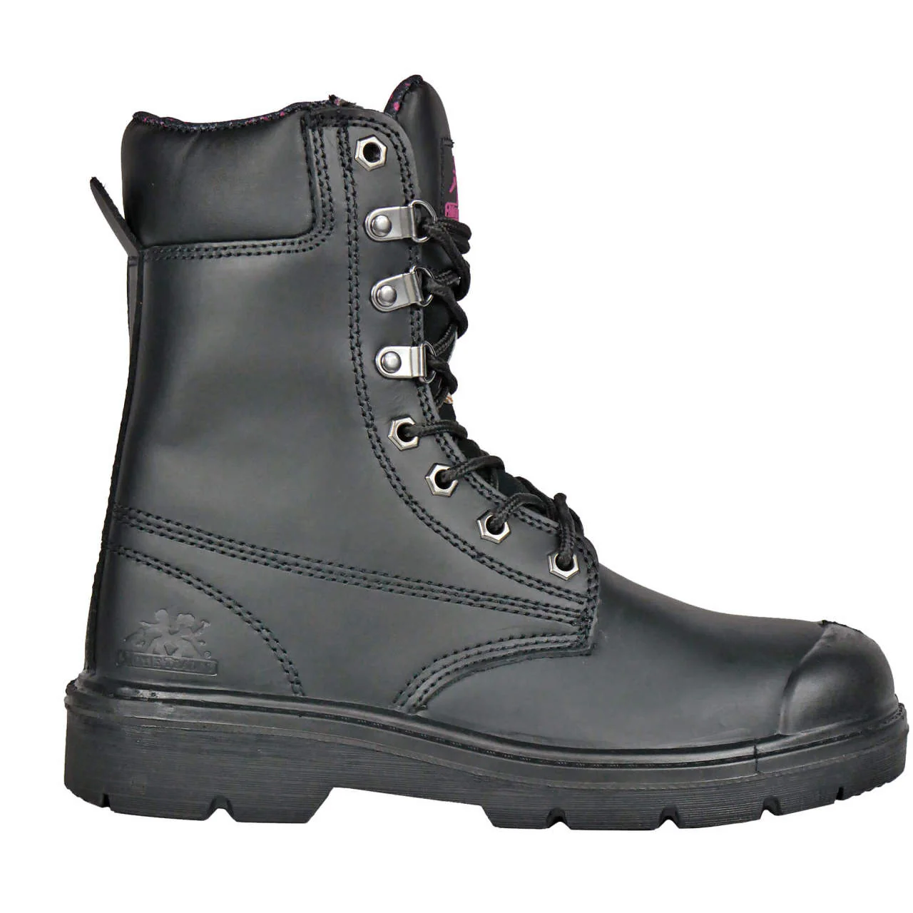 Moxie Trades Women's Anne 8" Steel Toe Boots, MT50165, Black - Image 4