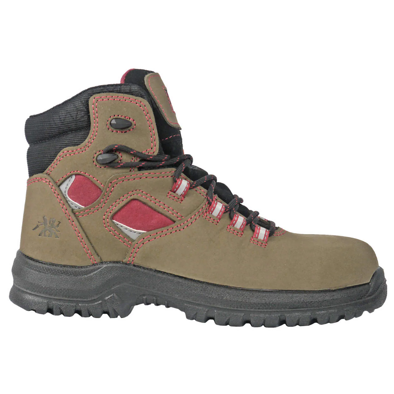 Moxie Trades Women's Lacy Olive Composite Toe Boots, MT26026, Green - Image 4
