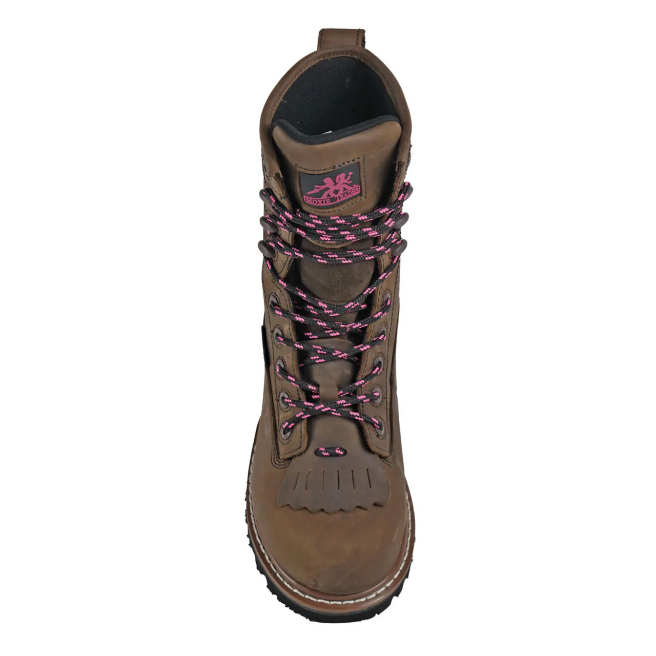 Moxie Trades Women's Mareen 8" Logger Waterproof Composite Toe Boots, MT28028, Brown - Image 3