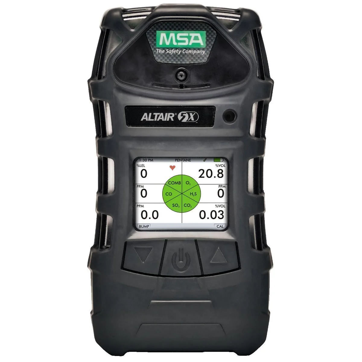 MSA ALTAIR 5X Multigas Detector (LEL, O2, CO, H2S) (UL), 10116924