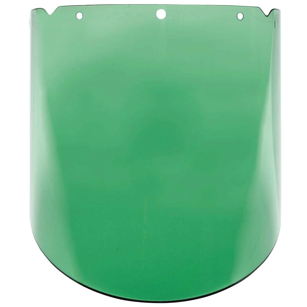 MSA V-Gard Green Tint Anti-Fog Polycarbonate Molded Visor, 9.25in x 18in x .098in - 10115849