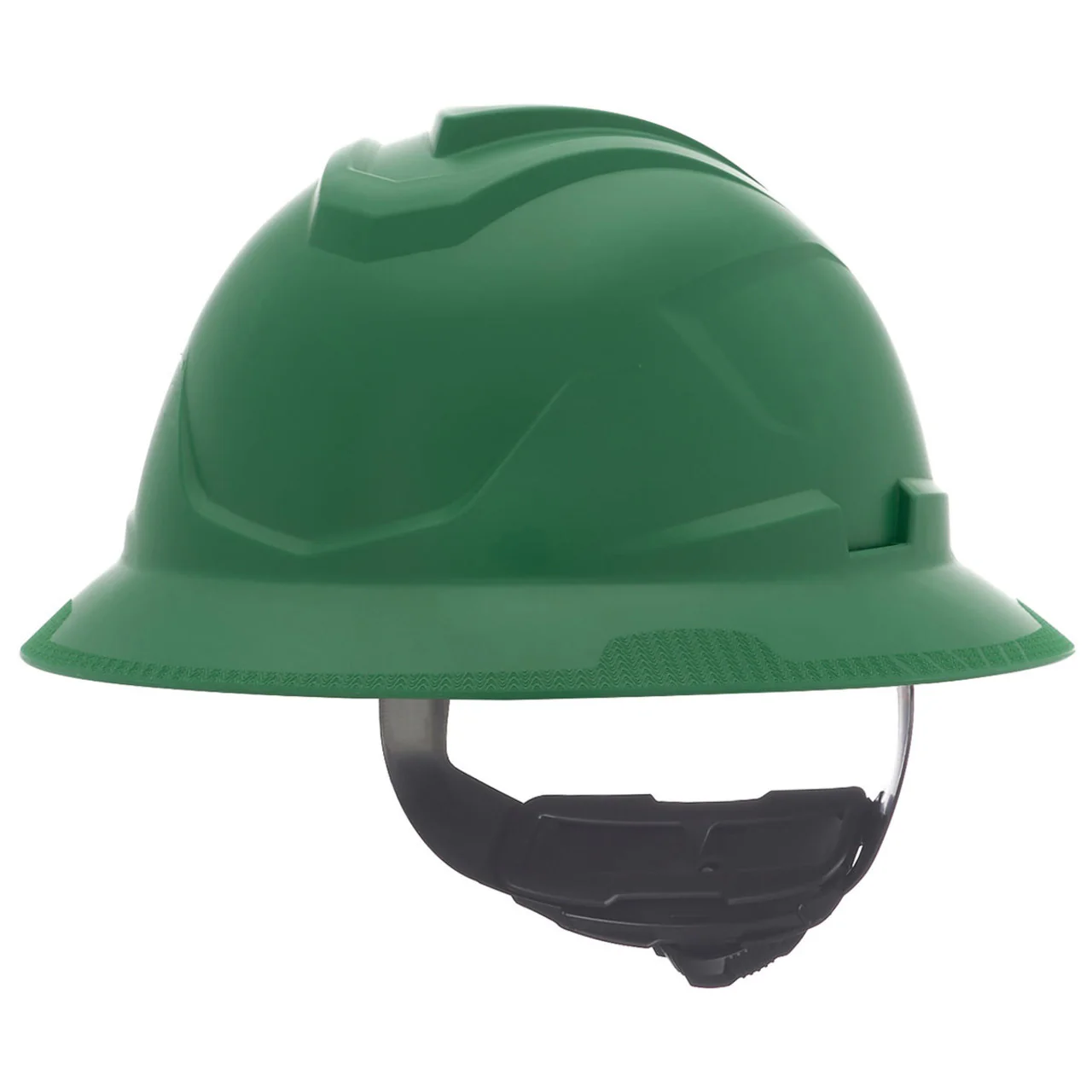 MSA V-Gard C1 Full Brim Hard Hat with Fas-Trac III Ratchet Suspension - Image 11