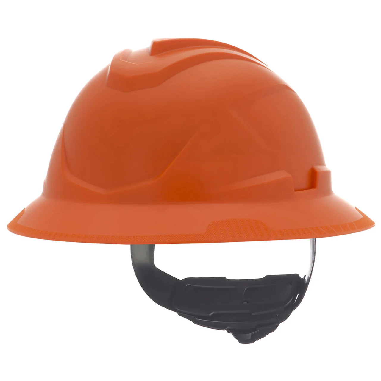 MSA V-Gard C1 Full Brim Hard Hat with Fas-Trac III Ratchet Suspension - Image 8