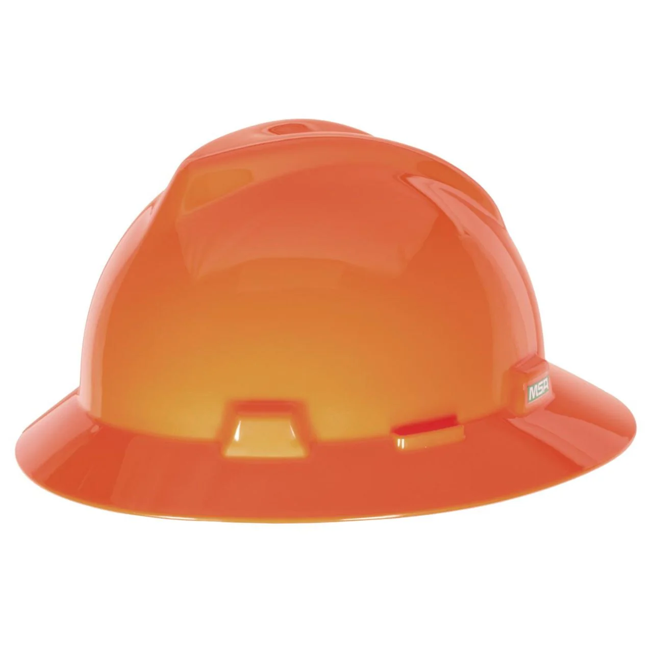 MSA V-Gard Full Brim Hard Hat with Fas-Trac III Suspension - Image 6